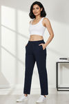 Zivame Knit Cotton Loungewear Bottom - Naval Academy — thumbnail 2